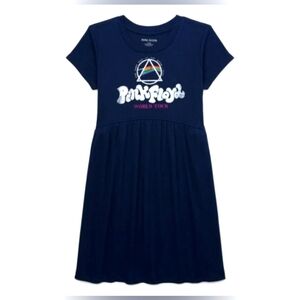 Pink Floyd Girls Graphic Short Sleeve Dress size 7-8